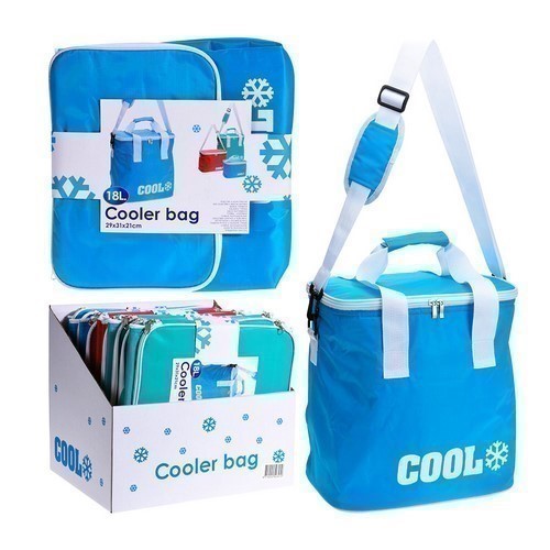 NEVERA PLAYA COOL 18L C/BANDOLERA COLORES SURTIDOS